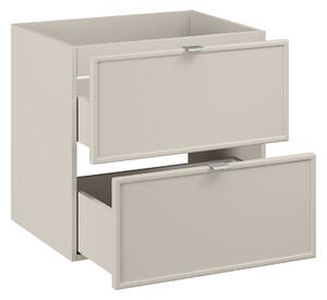 Comad Bella Cashmere skříňka 60x46x57 cm pod umyvadlo závěsná béžová BELLA CASHMERE 82-60-46-2S
