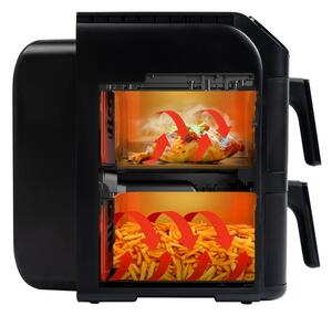TESLA Electronics AirCook - Multif. dig. horkovz. fritéza 11 l 2800W/230V černá