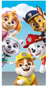 DĚTSKÝ BAVLNĚNÝ RUČNÍK PAW PATROL 70X140 CM VZOROVANÁ