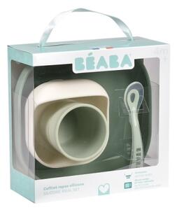 Beaba - Dětská jídelní sada Sage Green 4 ks