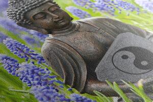 Obraz jin a jang Budha