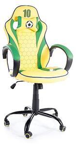 SIGNAL SIG Dětská otočná židle BRASIL žlutá