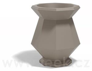 Vondom Venkovní květináč Origami Kashi, Vondom, 62,5x62,5x80 cm, matný polyethylen, barva dle vzorníku