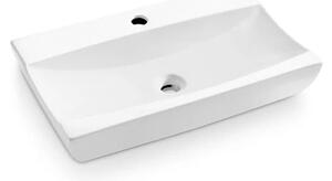 Bathco 0041 - Umyvadlo na desku SARDINERO 61,5x37,5 cm porcelán/bílá