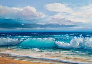 Fototapeta - Malované moře (245x170 cm)