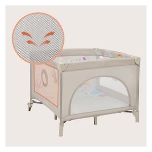 Lionelo - Hrací ohrádka MILLE PLUS Grey Beige
