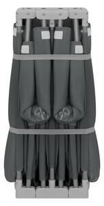 Lionelo - Hrací ohrádka FLORENCE Grey Graphite