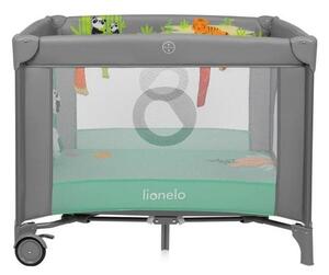 Lionelo - Hrací ohrádka MILLE PLUS Grey Green