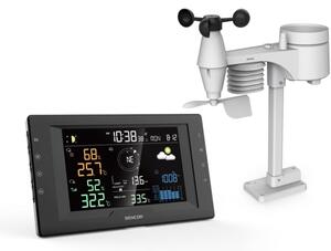 Sencor- Prof. meteostanice s barevným LCD displejem a budíkem 5V/1xCR2032 + 3xAA
