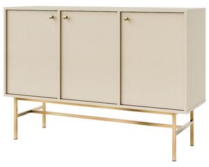 TOKYO 3 b | komoda 813 | 124,5 cm | béžová/zlatá