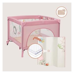 Lionelo - Hrací ohrádka MILLE PLUS Pink