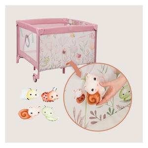 Lionelo - Hrací ohrádka MILLE PLUS Pink