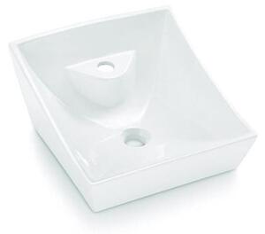 Bathco 4002 - Umyvadlo na desku SORIA 40x41 cm porcelán/bílá