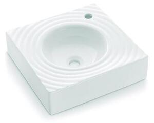 Bathco 0081 - Umyvadlo na desku GOTA 45x45 cm porcelán/bílá