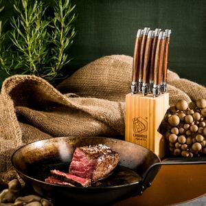Steakové nože - Premium Dřevo - ABS