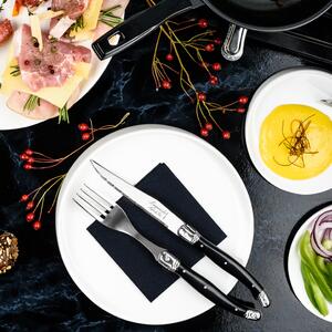 Laguiole Style de VieSteakové nože - Premium Černá11 cm