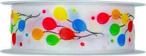Stuha taftová LITTLE BALOONS 25mm x 2m (12,50Kč/m)