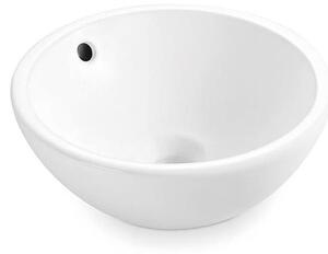 Bathco 4015 - Umyvadlo na desku CASTELLON pr. 35 cm porcelán/bílá