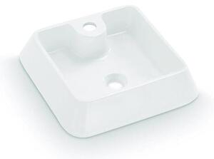 Bathco 4003 - Umyvadlo na desku GALICIA 40x40 cm porcelán/bílá