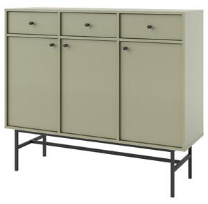 TOKYO 3 e | komoda 827 | 124,5 cm | eukalyptová/černá