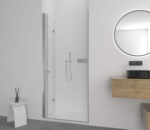 Cerano Volpe, skládací sprchové dveře 70x190 cm, 6mm čiré sklo, chromový profil, CER-CER-423294