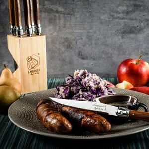 Steakové nože - Premium Stříbrná