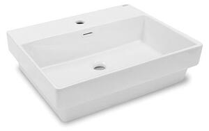 Bathco 0062 - Zápustné umyvadlo FUNCHAL 55x45 cm porcelán/bílá