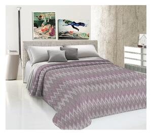 Přikrývka na postel Piquet Spinato růžová