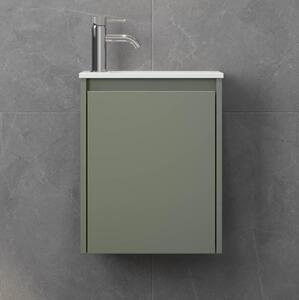 Koupelnová skříňka s umyvadlem COMO 40 cm zelená