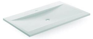 Bathco 0506 - Zápustné umyvadlo MANHATTAN 100x45 cm pryskyřice/bílá