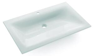 Bathco 0507 - Zápustné umyvadlo MONACO 60x50 cm pryskyřice/bílá