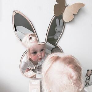 Funlife Dětské zrcadlo králík 25 x 38 cm