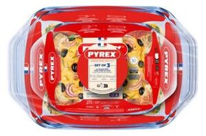 SADA 3x Pekáč PYREX 1,4/3/4 l