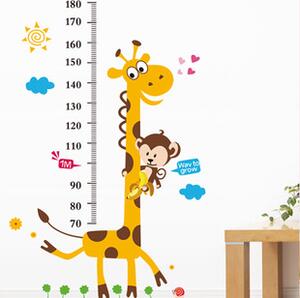 Živá Zeď Samolepka metr Žirafa Velikost: 155 x 88 cm