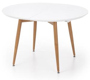Jídelní stůl IDWORD dub medový/bílá