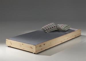 Patrová postel z masivu Pino s přistýlkou PISBZG10