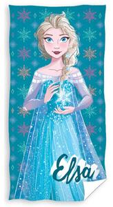 Bavlněná froté osuška 70x140 cm - Ledové království Elsa Ledová královna