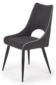 Jídelní židle SCK-369 tmavě šedá/černá