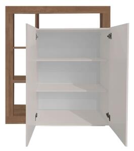 Komoda LENOR 108x127x42 cm kašmír/dub