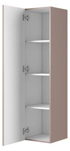Závěsná koupelnová skříňka Nicole 140 cm - antická růžová