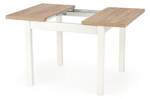 Rozkládací stůl Tiago čtverec 90 dub kraft / bílý Halmar