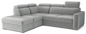 Sedací souprava PEDRO L | 230x250 cm | rozkládací + 2x úložný prostor | polohovatelné záhlavníky | VÝBĚR TKANIN