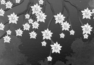 Fototapeta - Květy na větvích (245x170 cm)