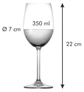 Sklenice na bílé víno CHARLIE 350 ml
