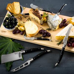 Nože na sýr s dubovým prkénkem - Premium