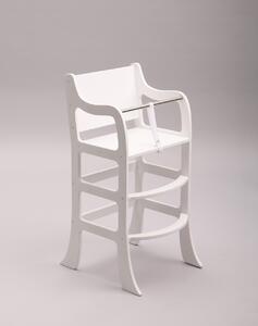 Dětská židlička MorningStar bílá (Dětská židle bílá Montessori)