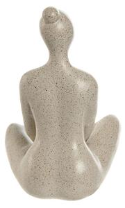 Dekorativní postava Home ESPRIT Slonová kost Yoga Romantický 13 x 11,5 x 17,5 cm (3 kusů)