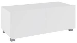 CALABRINI b | TV stolek | 100 cm | bílá lesk | lze i zavěsit