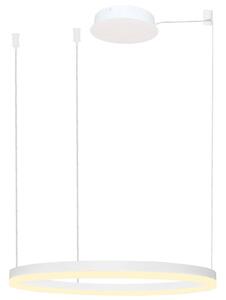 Azzardo AZ4959 - LED Stmívatelný lustr na lanku HALO LED/56W/230V pr. 80 cm bílá
