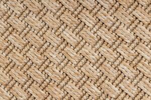 Dywany Łuszczów Kusový koberec Timo 6272 Dark beige kruh – na ven i na doma - 120x120 (průměr) kruh cm